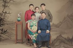 -时光纪亲子全家福照相馆(静安店母女写真父母纪念照)