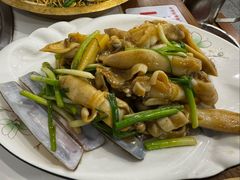 姜葱炒竹蛏-盈田盈粥庄(博山东路店)