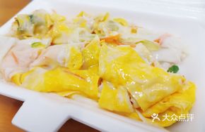 Three-Thread Rice Noodle with Egg