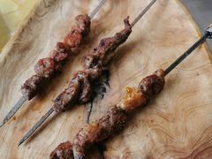 铁签串红柳串牛心管-新疆巴州金丝特餐厅(大钟寺店)