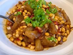 木姜子干烧蹄筋香芽豆-南堂馆·新川菜(天府三街店)