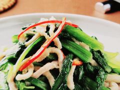 油麦菜炒肉丝-粥六•新晋菜(柳巷店)