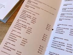 菜单-Vanilla Specialty Coffee(八大关店)