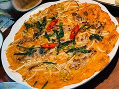 泡菜饼-神仙雪浓汤(明洞店)