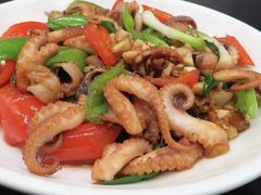 小炒八爪鱼-日进一片海.生腌海鲜火锅.宵夜烧烤(三里屯总店)
