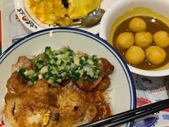 脆皮蛋葱油鸡肉丁饭-九龙冰室(动漫星城店)