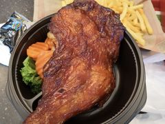 港式烧味脆皮大鸡腿饭-肯德基(新骥江店)