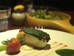 香草洋葱火腿烤银鳕鱼-鹿萤季·营地小馆(皇后公园店)