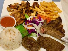 宫廷烤肉拼盘-伊斯坦布尔土耳其清真咖啡餐厅