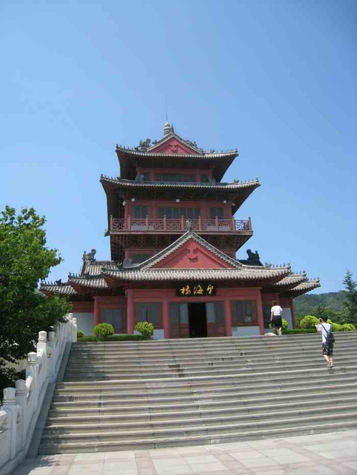 刘公岛风景名胜区-望海楼-"是刘公岛上第一站上去的一个古建筑模样的