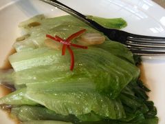 葱油灼时蔬-皇朝会.经典传统粤菜(外滩店)