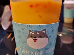 芒果草莓卡士-野萃山·潮汕厚果汁(十亩地店)