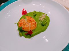 澳洲带子配豌豆泥-觀芷隐轩