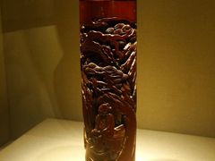 清·透雕松下人物香薰-嘉定博物馆