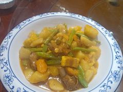 -东来菜馆•手抓海鲜家常菜•海鲜锅贴(鸽子窝店)