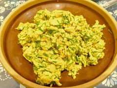 野山葱炒蛋-龚师傅土菜馆.地道农家菜(魅力湘西店)