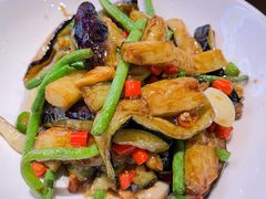 茄子豇豆-鸡毛店·川菜(双楠店)