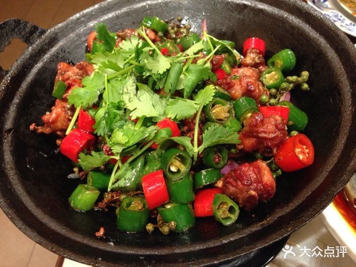 渝乡人家(证大喜玛拉雅店)干锅花椒鸡图片 - 第1张