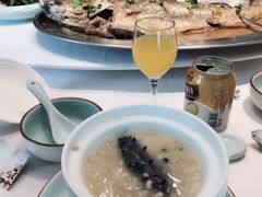 野生大鲈鱼-海派美食·家宴海鲜青岛菜·石锅鲽鱼头(东方城店)
