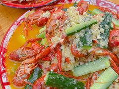 蒜蓉小龙虾-小竹签烤肉纸包鱼小龙虾(唐韵路店)