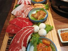 -明洞阿姨·韩式酱蟹烤肉·创意料理(三元桥店)