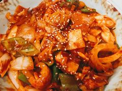 泡菜炒鱿鱼-쌍화점 霜花店·朝鲜族料理(徐家汇店)