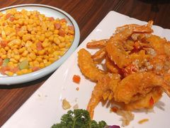 玉米粒炒火腿-梁记粥铺(开元地中海店)