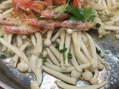 鲜菇蒸九节虾-鹅城