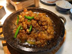 酱爆石锅牛蛙-绿茶餐厅(二七万达店)