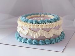 6英寸复古风动物奶油蛋糕-艾加柒克蛋糕茶歇甜品台(春熙路店)