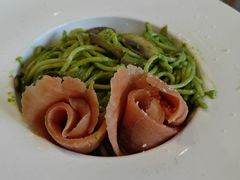 香草烟三文鱼青酱意面-SimplyTimes鎏金食堂