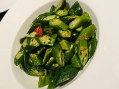 酸辣豉香秋葵-俏江南(中山路先天下广场店)