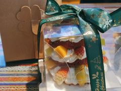 -芒果与甜纯动物奶油蛋糕&甜品台定制