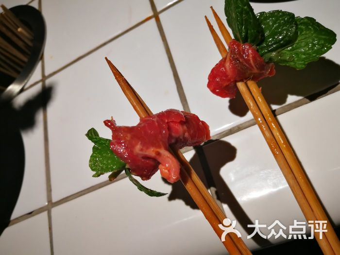 饿狼串说 牛肉串串(北城天街店)薄荷牛肉图片 - 第2张