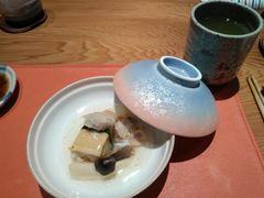 野生大文蛤千页豆腐蒸-松涛日本料理