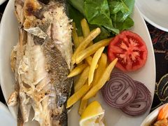 烤海鲈鱼-Old Ottoman Cafe & Restaurant