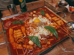 鱼饼火山炒年糕-包装马车·韩国料理·포장마차