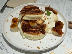 肉桂苹果焦糖香蕉舒芙蕾松饼-Nana And Her Friends Restaurant 娜娜家(小寨原力场店)