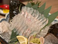 左口鱼活鱼刺身-小山日本料理(太古汇店)