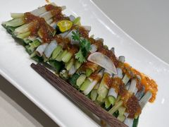 秋葵拌沙虫-黑明餐厅(白鹭洲店)