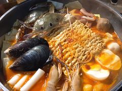 海鲜年糕火锅-辛明堂洞韩式芝士年糕火锅(万达店)