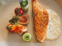 脆煎挪威三文鱼｜柠檬奶油汁-Nord Grill&Bar Highland诺德西餐(深圳欢乐海岸店)