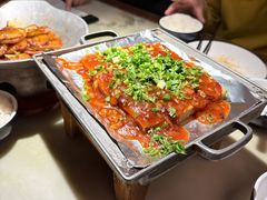 铁板包浆豆腐-绿茶餐厅(朝阳大悦城店)