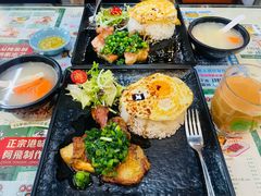 葱油鸡扒煎蛋饭-阿飛冰室(下沙店)