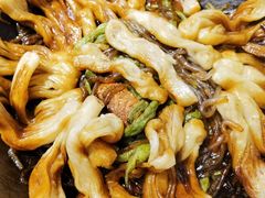 排骨豆角卷子-华盛园卷子王农家菜水库鱼