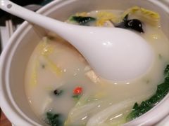 无油鱼汤腐竹煮时蔬-大树餐厅(益田假日店)