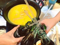 -鲜入围煮花胶鸡海鲜火锅
