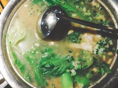 鸡杂苦瓜芥菜鸡蛋汤-顺徕德仙庙烧鸡(荔湾总店)