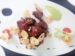 青芥蒜香牛柳粒-唐廊烤鸭店(工体店)