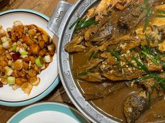 -东来菜馆•手抓海鲜家常菜•海鲜锅贴(鸽子窝店)